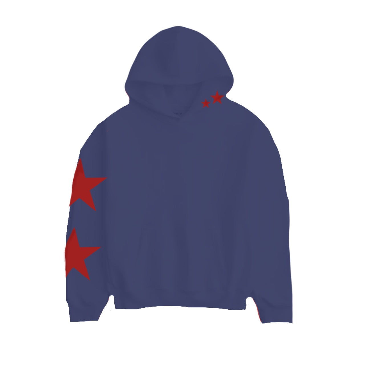 Bleu et Rouge Hoodie